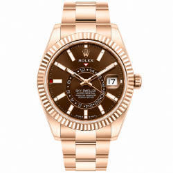 Rolex 18K Rose Gold Sky-Dweller 42MM 336935 Watch